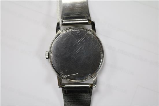 A gentlemans 1960s stainless steel Omega Seamaster manual wind 600 wrist watch, movement c.611.